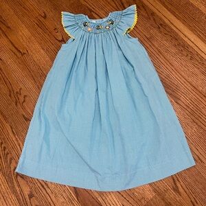 Be Mine Smocked Bee dress